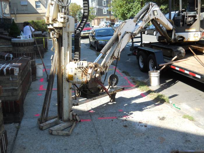 Geoprobe drilling machine